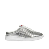Dsquared² Silver Calfskin Sneakers